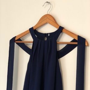 Navy blue dress